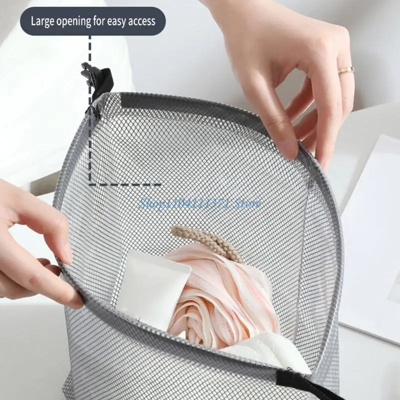 

P9FC Swim Gear Organiser Waterproof PVC Makeup Storage Bag Light Weight Large Capacity Travel Toiletries Bag for Men Women