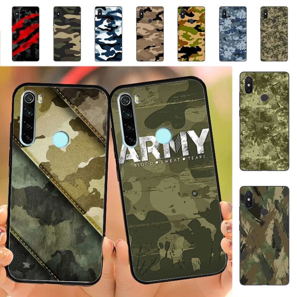 Camouflage Camo Military Army Phone Case For Redmi Note 4 X 5 A 6 7 8 T 9 9S 10 11 11S 11Epro Poco M3 Pro