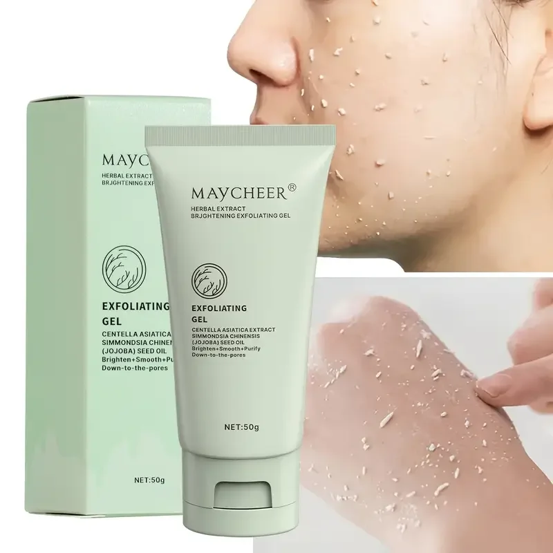 جل مقشر بخلاصة عشبية، جل تنظيف، مسام تنظيف عميقة للوجه وتقشير، منتجات العناية بالبشرة المرطبة #1