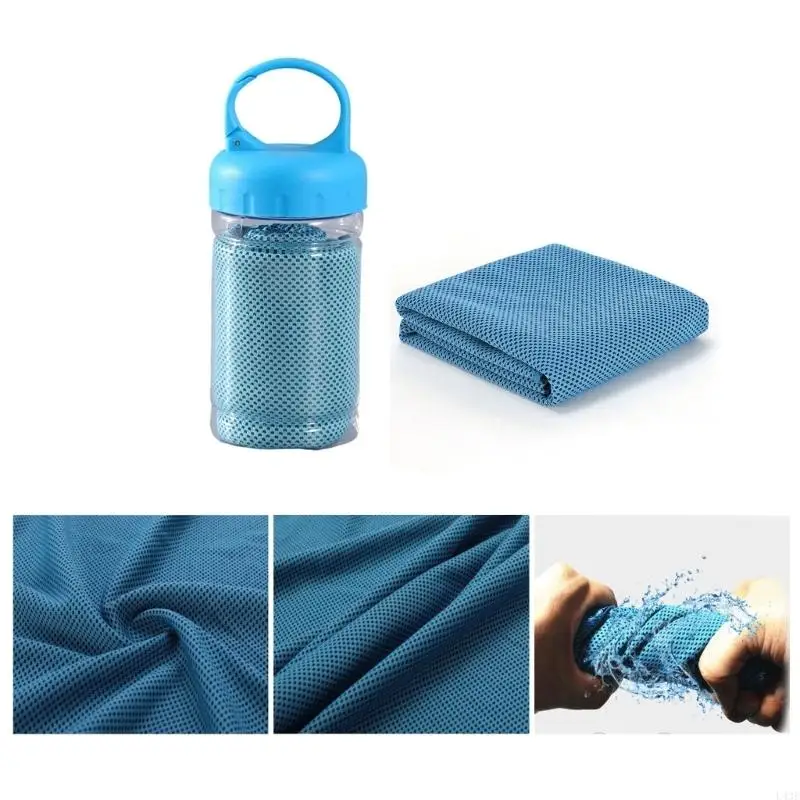 Cooling Towel 11.8x39Inch Gym Towel for Workout Running Cycling Hiking Swimming 
