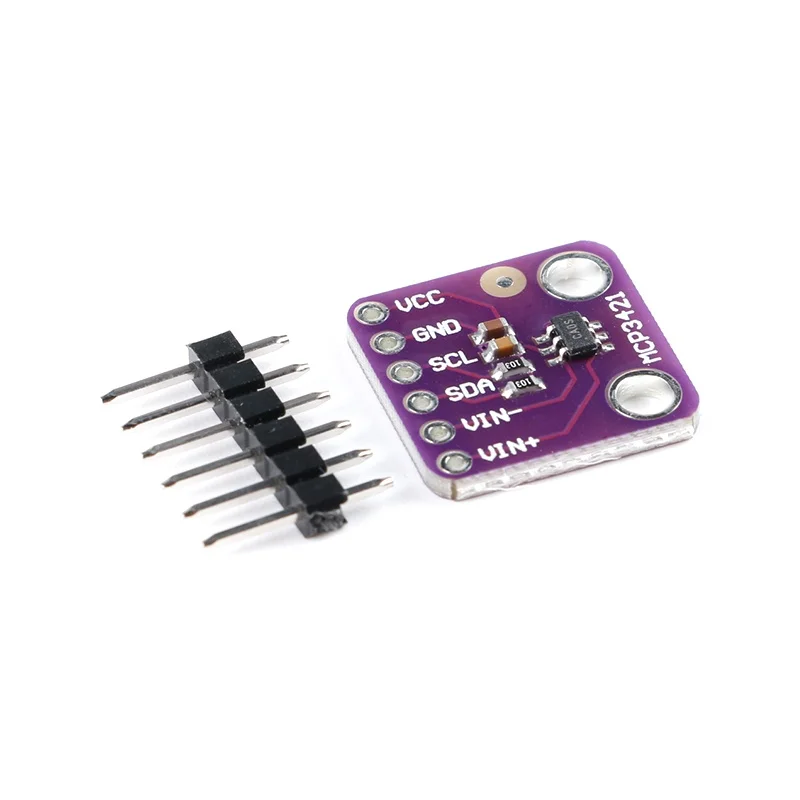 MCP3421 I2C SOT23-6 delta-sigma ADC Evaluation Module Board For PICkit Serial Analyzer Module GY MCP3421 MCP3421 I2C SOT23-6 de