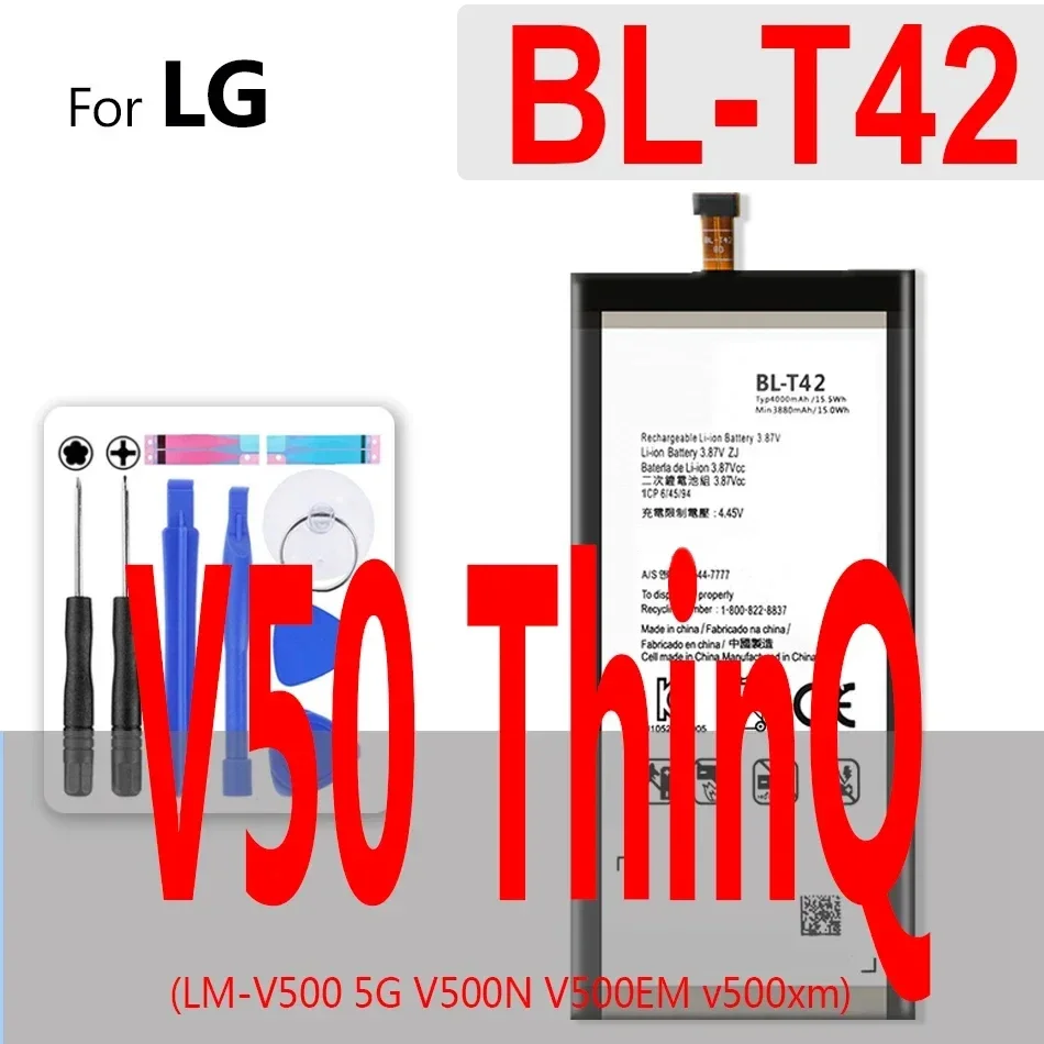 Batería BL-42D1F BL-44E1F BL 51YF/T32/T33/T34/T37/T39/T41/T42 para LG G4 G5 G6 G7 G8/V10 V20 V30 V40 V50 ThinQ, BL-45B1F