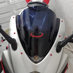 For Suzuki GSXR1000 GSXR 1000 K7 Motorcycle Double Bubble Windscreen Windshield Shield Screen 2007 2008