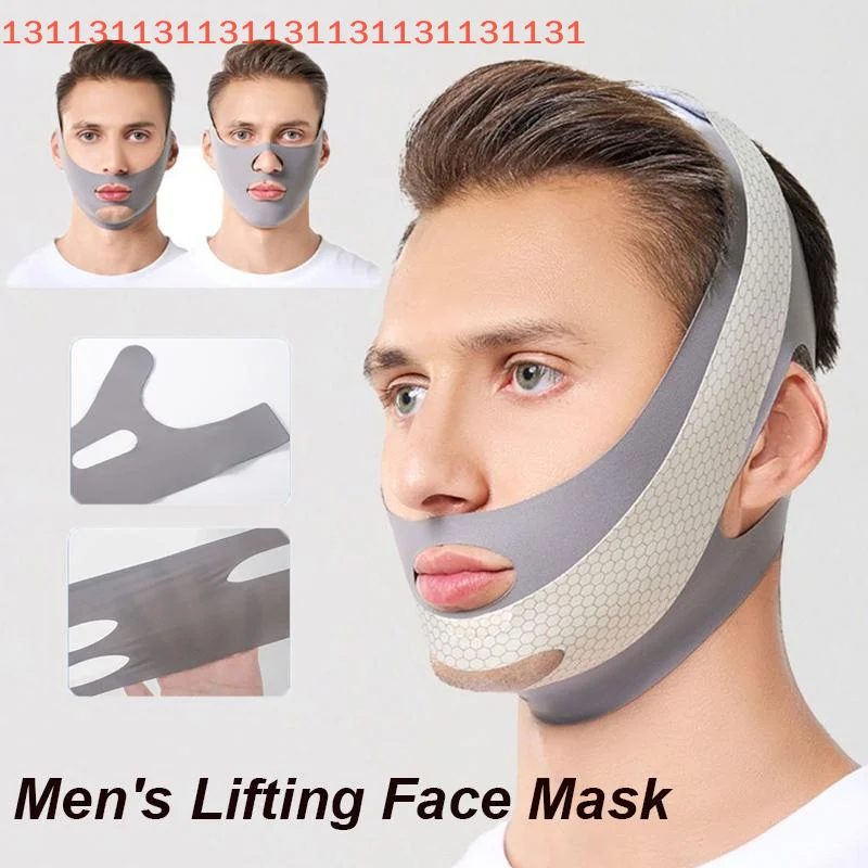 Doppel Kinn Gesicht Maske Gesichts Dünne Gesichtsmaske Abnehmen Verband Hautpflege Gürtel Form Lift Reduzieren Gesicht Ausdünnung Schlanker Für Männer