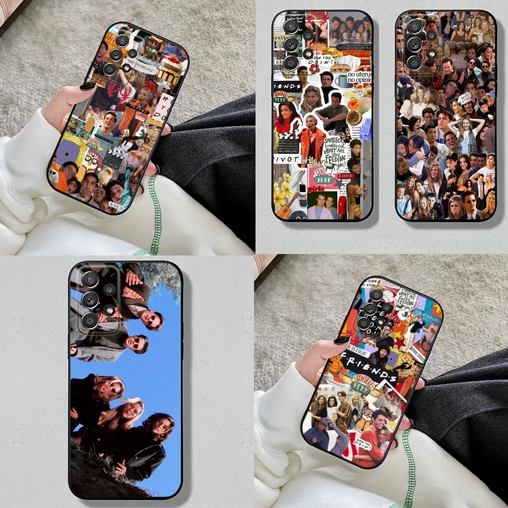

Friends Tv Show Phone Case For Samsung S24,S23,S22,S21,S20,S10,S10E,S9 Plus FE Note 20 Plus Soft Black Cover Shell