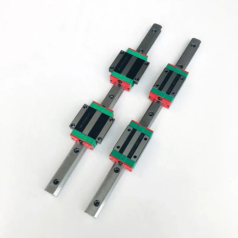 

2pcs HGR20 20mm Square Linear Guide Rail + 4pcs linear Block Carriages HGH20CA HGW20CA