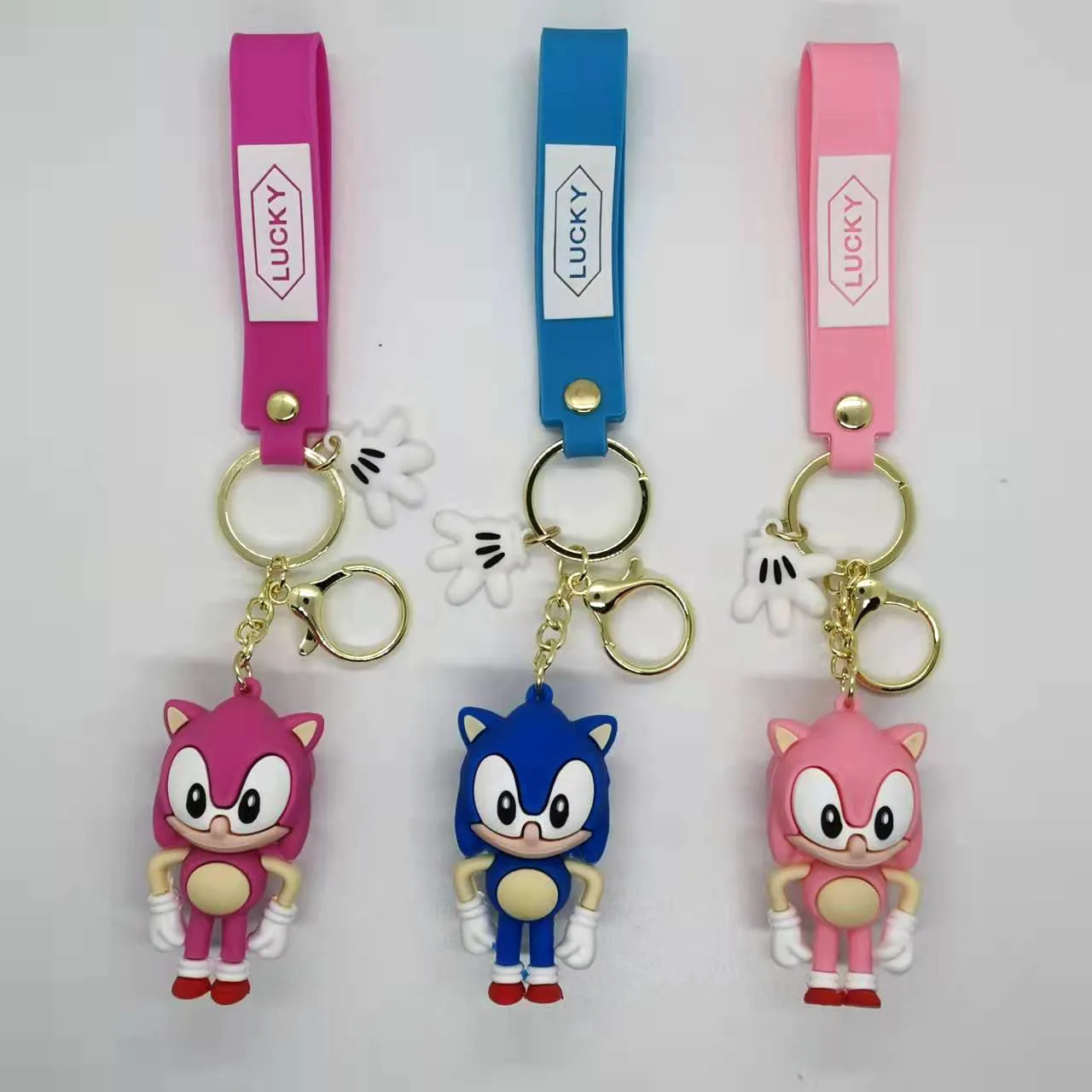 

New Creative Cartoon Dropper Sonic Doll Keychain Bag Car Keychain Accessories Gift Y2k Fashion Toys Anime Cartoon Frind Kawaii