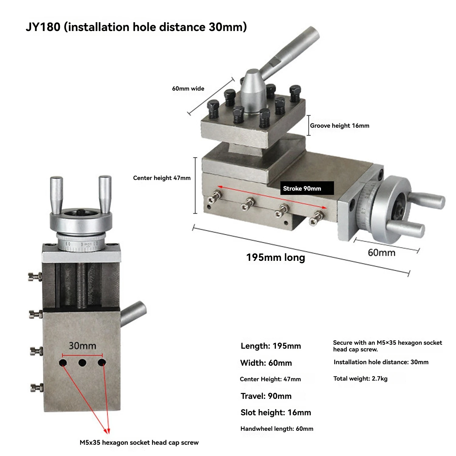 JY lathe special tool holder small machine tool holder accessories small pallet square tool holder quick change lathe