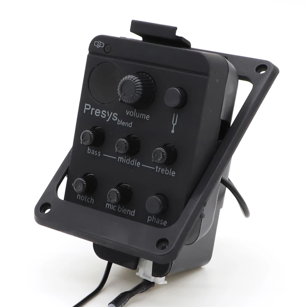 الإصدار الجديد من Presys Blend 301 لاقط الجيتار مع ميكروفون مزدوج الوضع Preamp EQ موالف فوز على اللوحة مع بيزو ناعم #2