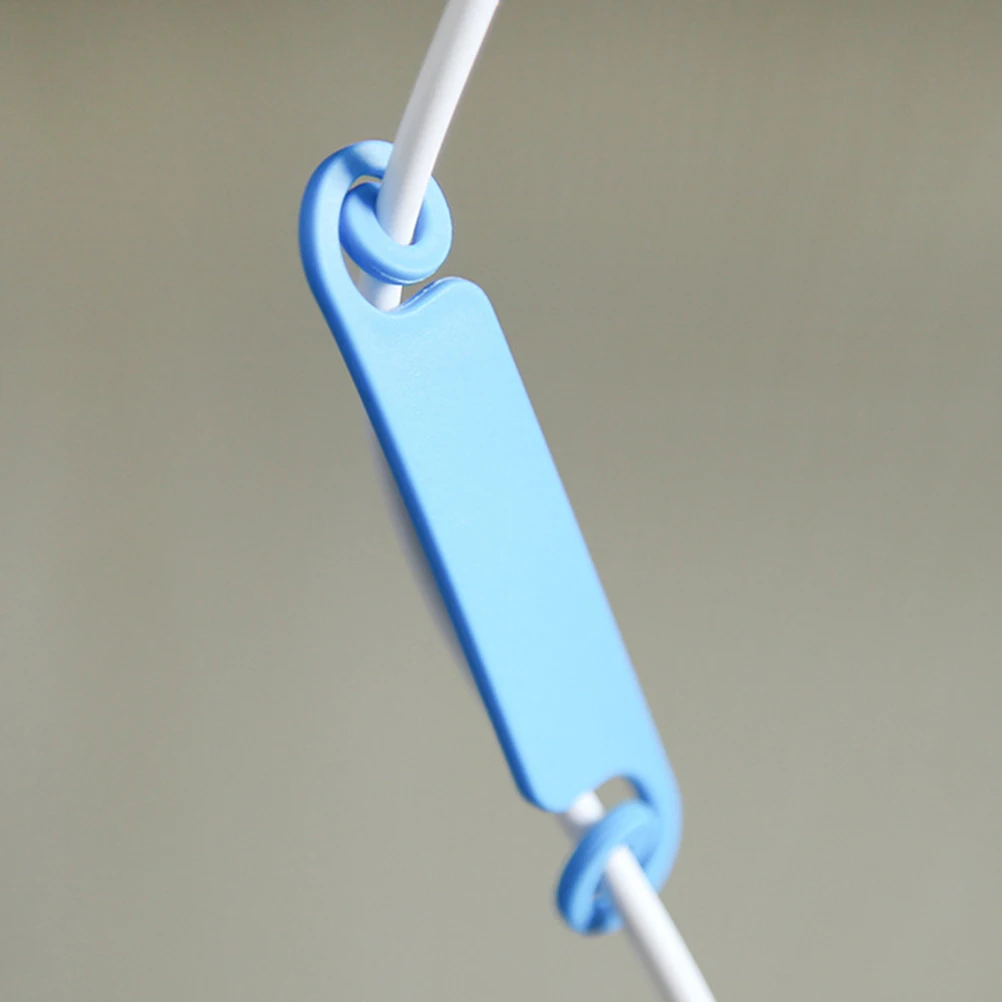 

24Pcs Writeable Wire Id Cable Ties Strong Locking Teeth Zip Ties for Network Power Cables Cable Organizer Portable