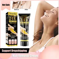 Hair Removal Cream Painless Armpit Private Parts Body Non Irritating Whitening Hair Growth Inhibitor Permanent Depilatory Cream