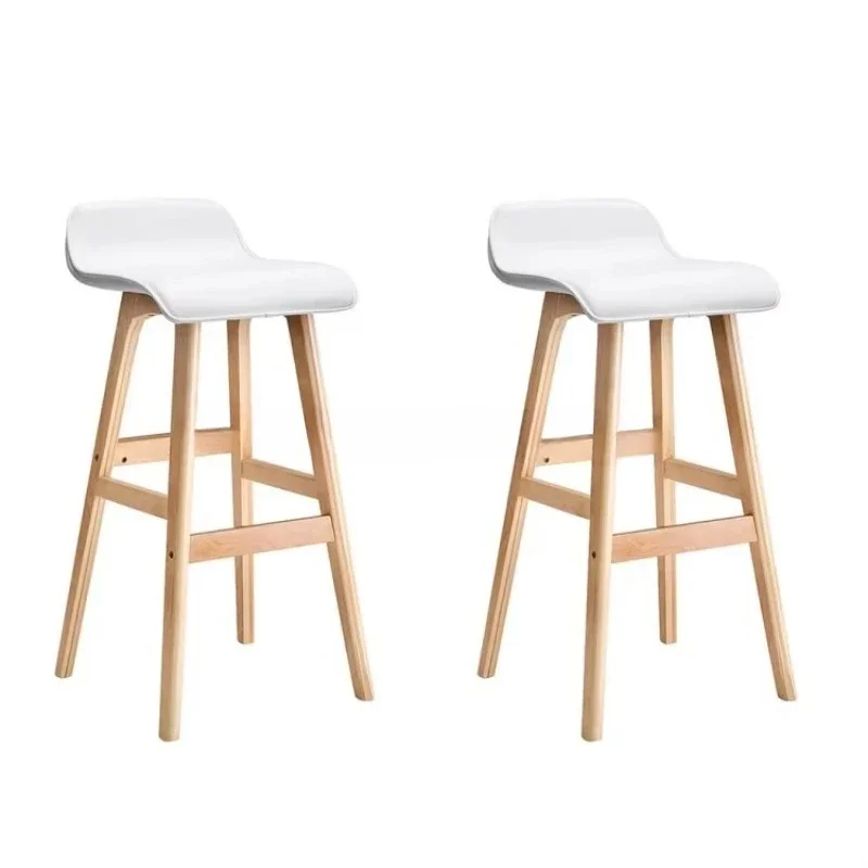 Practical and stylish modern high stools with footstools for household furniture in restaurants, hotels and bars