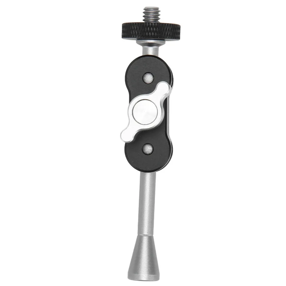 Aluminum Alloy Articulated Magic Arm with 1/4 Inch 20 Threaded Screw Adapter Camera Extension Mount Bar Universal Camera Bracket