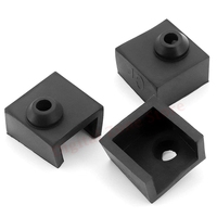 3D Printer Upgrade Heater Block Silicone Cover Hotend for Creality CR 10S-Pro/V2 CR-10 V2/V3/Max, MK7/8/9 Hotend Sock