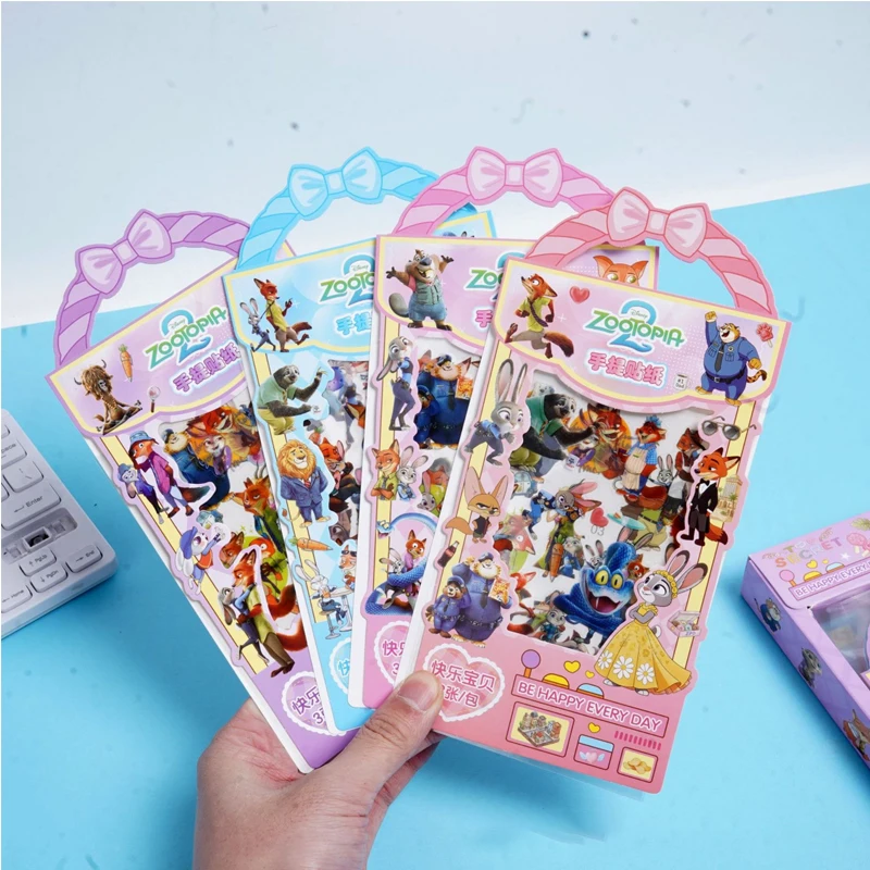 

40 шт. Zootopia 2 наклейки Nick Judy портативные 3 листа прозрачные водонепроницаемые DIY ремесло Скрапбукинг детские принадлежности для ведения журнала