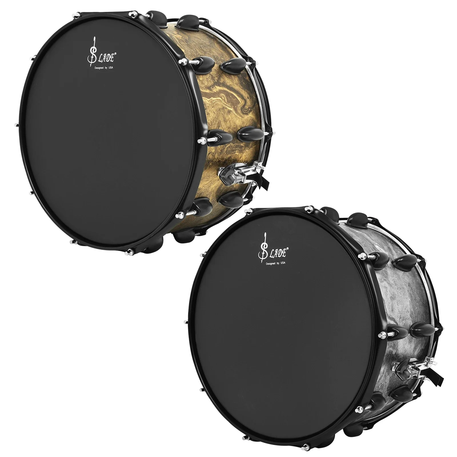 Slade Snare Drum 14X8 Zoll Premium Pappelholz-Trommelgehäuse 10-Lug Snare Drum Set Mit Trommelstöcken Professionelles Percussion-Instrument Sc8Cfaf06E94B4E06993Ddeb140F4D048T