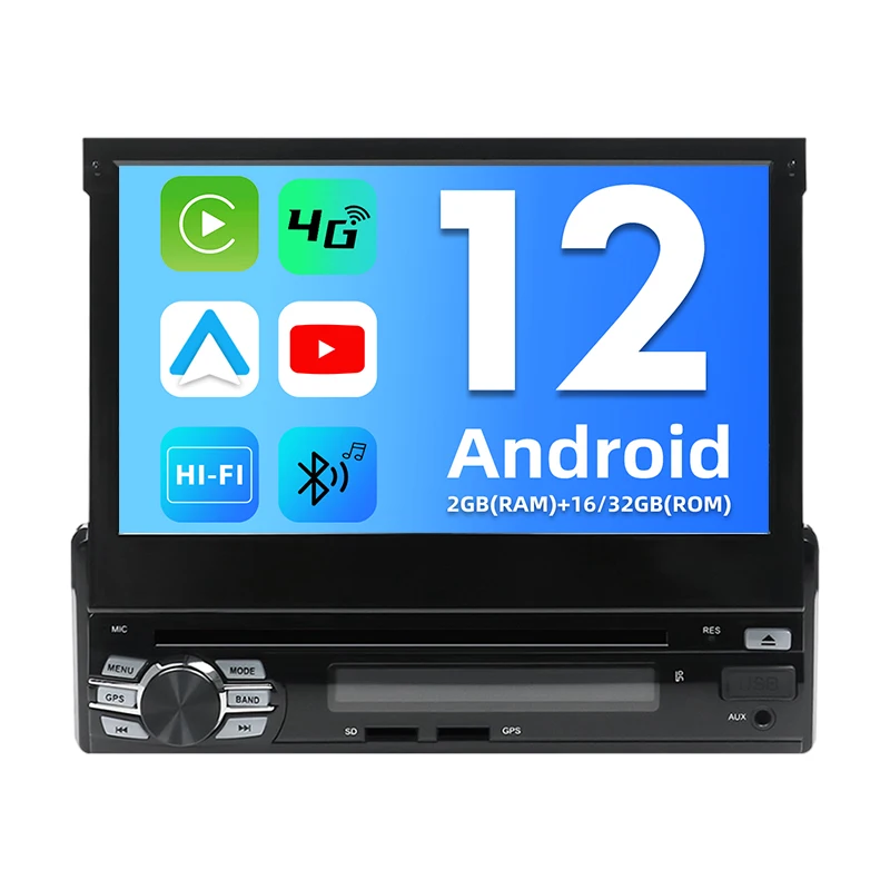 2+32 1 Din Android 12 Car Radio Autoradio 7