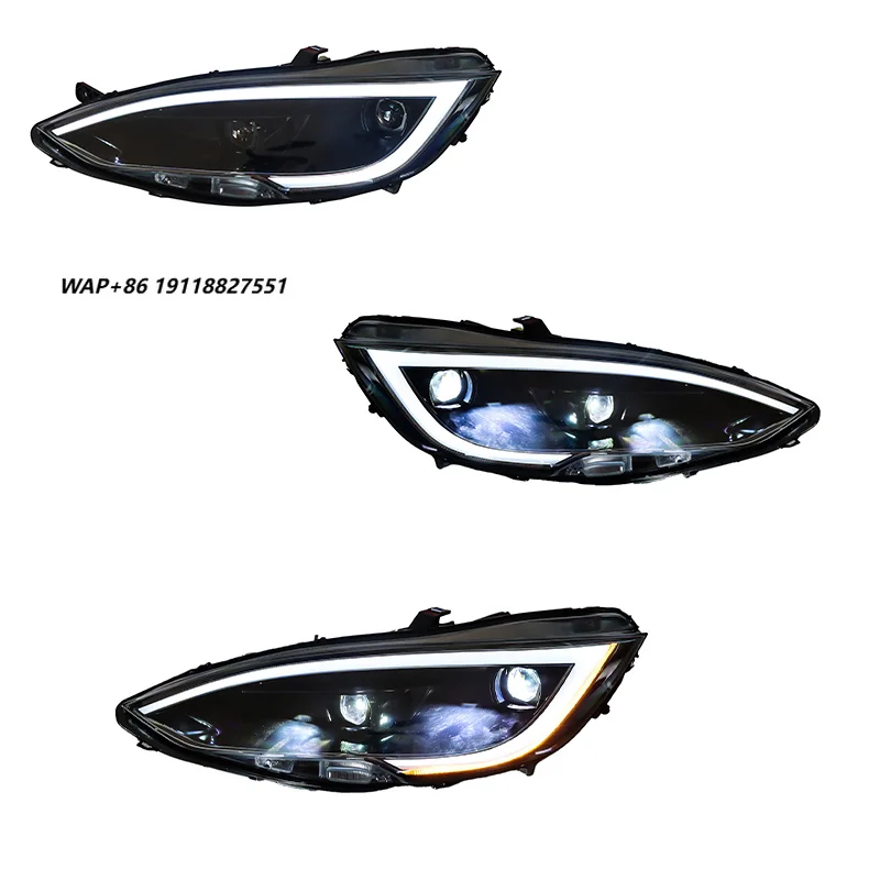 For Factory Direct Sales New SANBAO 12V Plug Play 6500K LED Headlight Assembly  Model S 2017-2021 No. 1053572-00-D/1053573-00-D