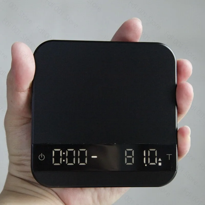

Coffee ultra-thin electronic scale intelligent automatic reset timing concentrated scale metal