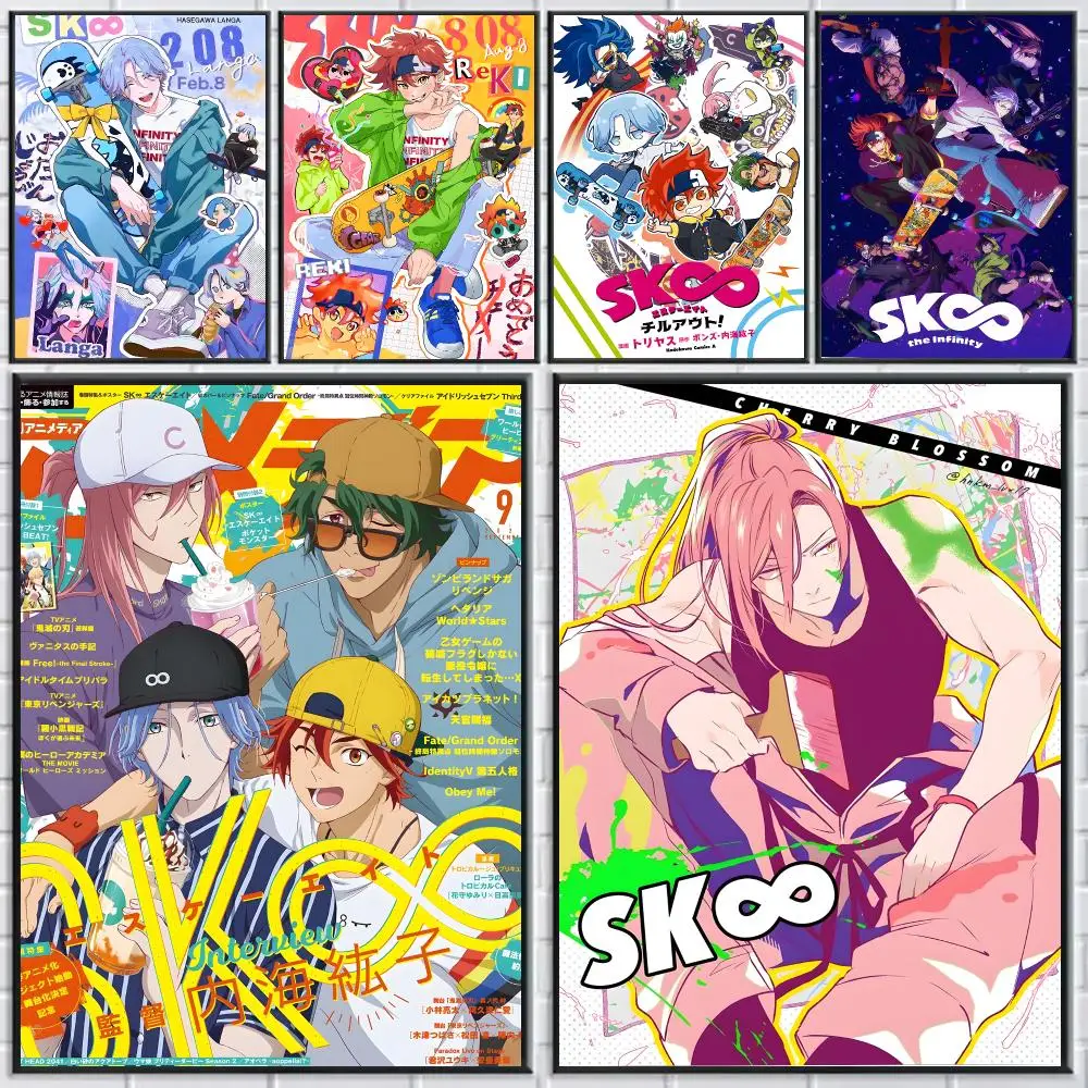 Japan S-SK8 The I-Infinity Poster HD Self-adhesive Waterproof Paper Sticker Suitable For Living Rooms Bedrooms Home Decor