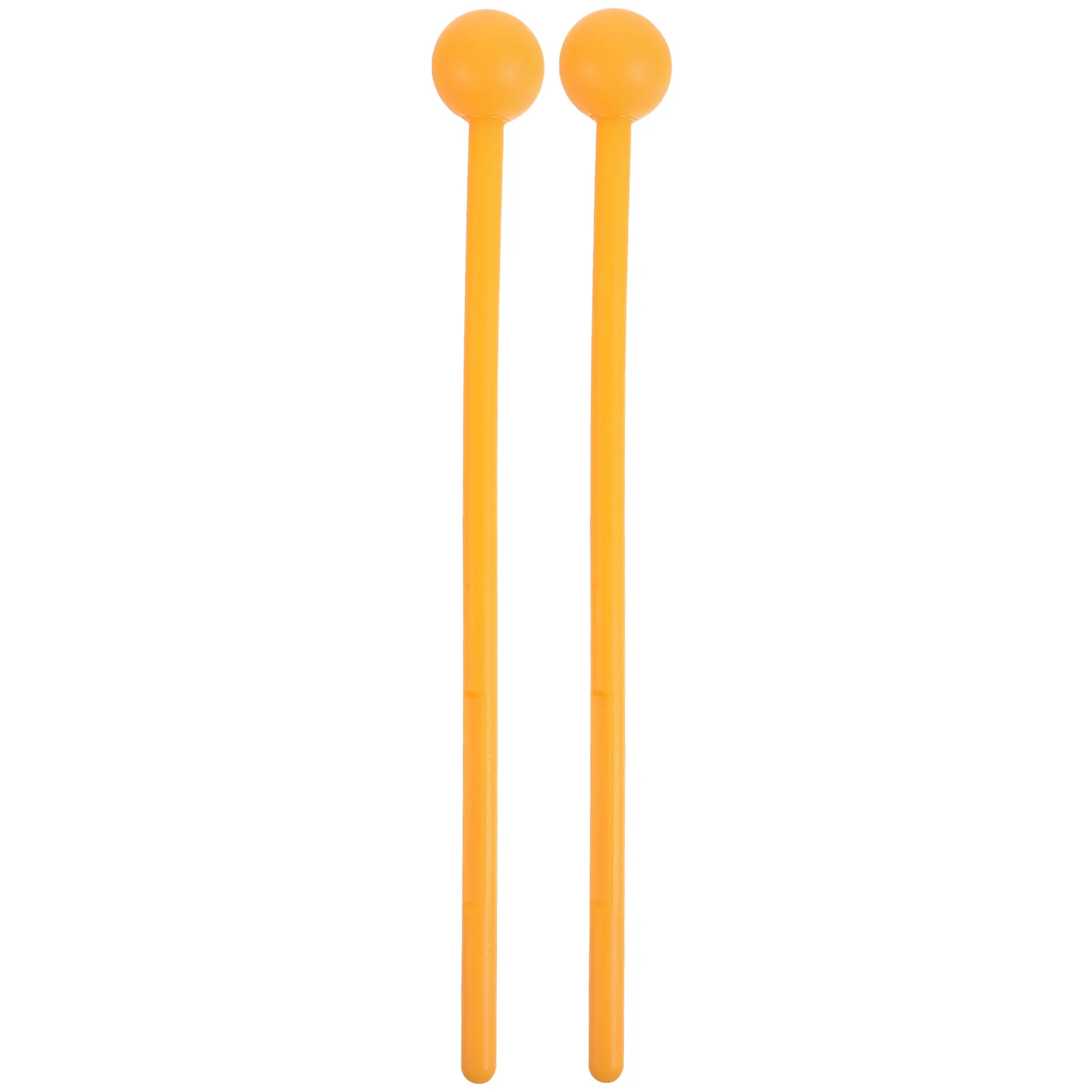 2 Pcs Carillon Hammer Percussion Mallets Glockenspiel Plastic Stick Abs Kids Drum Child