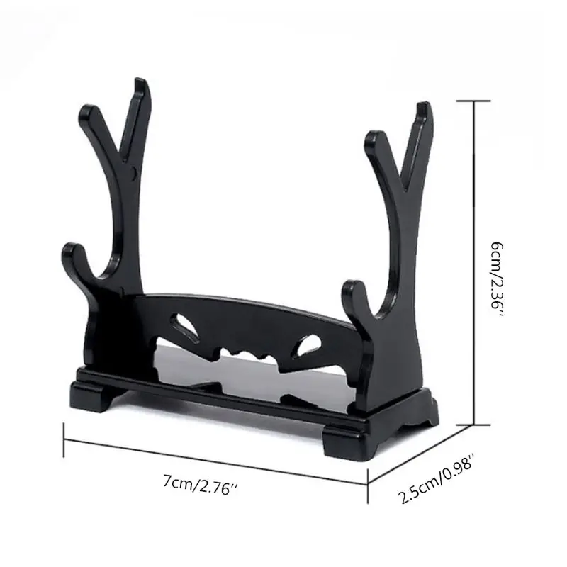 10 Pcs 2ชั้นผู้ถือดาบขาตั้งแบบพกพาดาบ PVC Bracket Rack ผู้ถือ Magic Wand จอแสดงผลสำหรับเพื่อนสะสม
