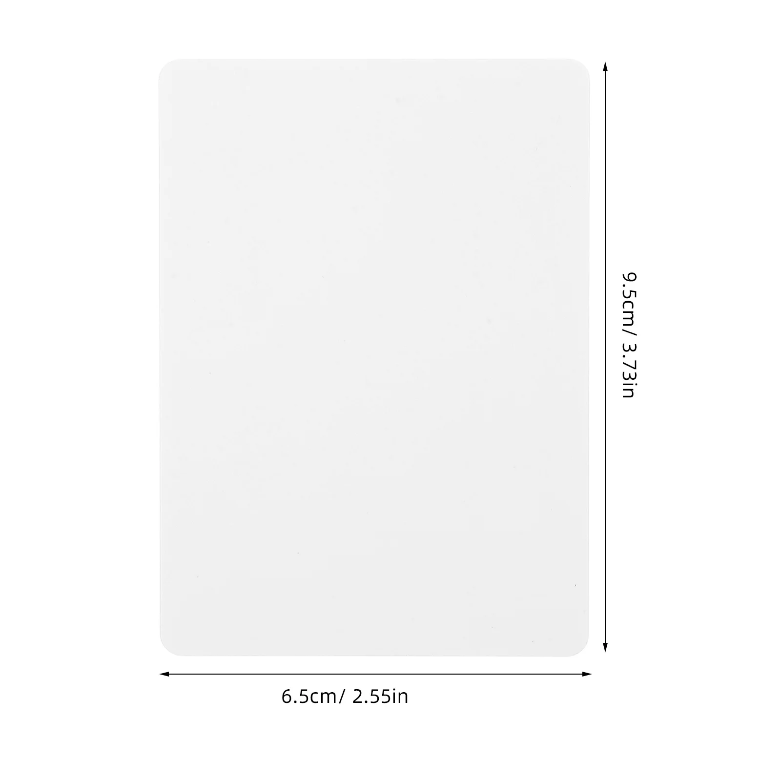 20 قطعة بطاقات عمل PVC فارغة مزدوجة الجوانب قابلة للطباعة بطاقة PVC بيضاء فارغة لشارات الهوية بطاقة بلاستيكية مقاومة للماء