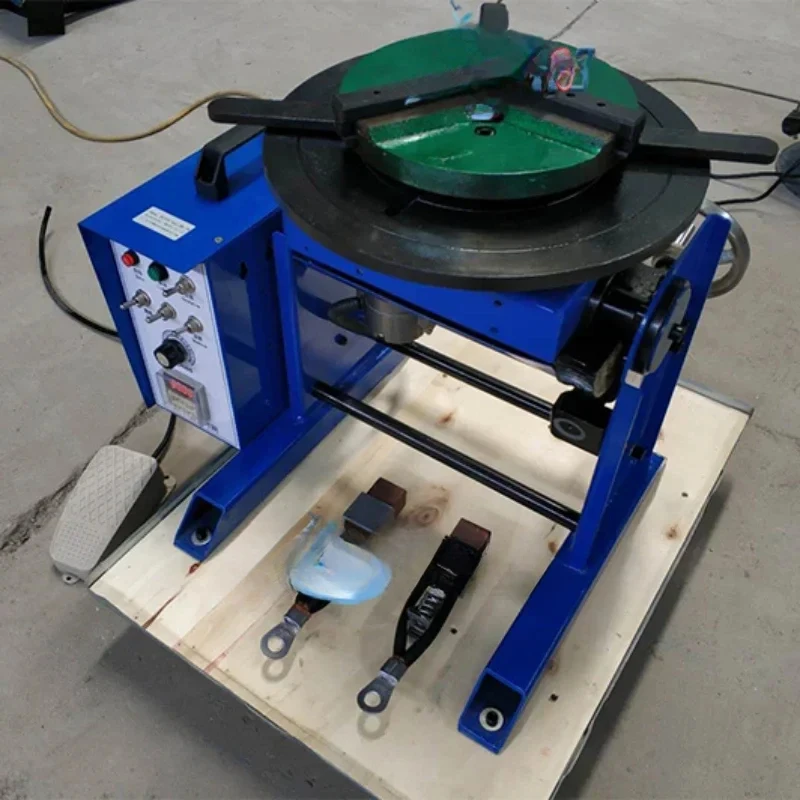 300 Kg Capacity Turntable 220V Automatic Pipe Welder Positioner Welding With Chuck 400Mm