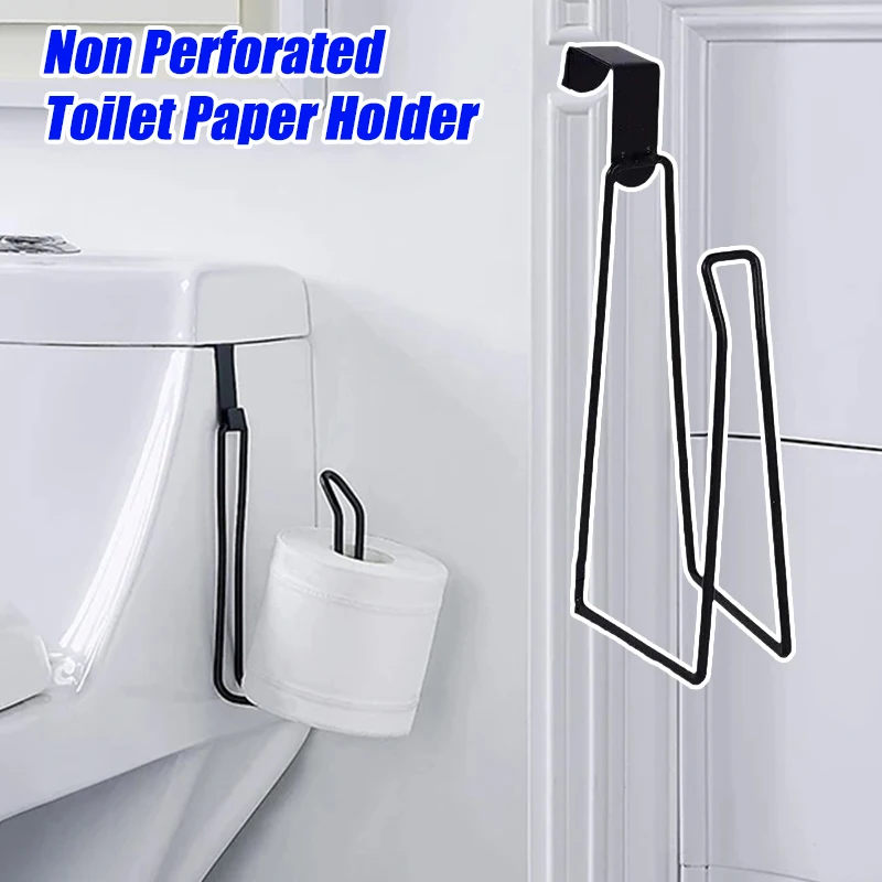 

Держатель для туалетной бумаги, держатель для рулонов бумаги для ванной и кухни, без сверления, подвесной держатель для салфеток, подставка для туалетной бумаги над унитазом