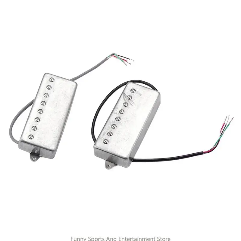 

C4DE 2Pieces Tone Electric Guitar Humbucker Pickups 7.5Ω Resistance Humbucker Kits Instruments Replacements
