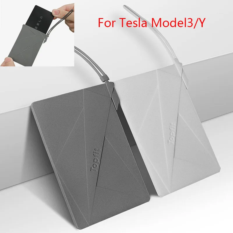 

Key Card Protector Case for Tesla Model3/Y key card sleeve liquid silica gel card bag retrofit accessories