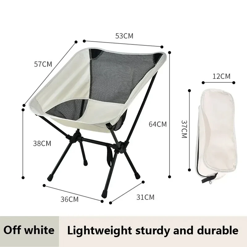 Moon Chair Detachable Portable Foldable Outdoor Camping Chair Beach Fishing Chair Lightweight Easy to Carry Travel Picnic Chair