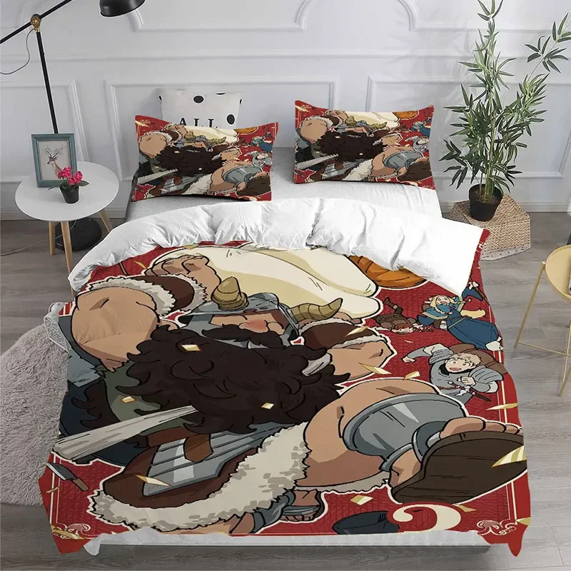 

3D Cartoon Delicious in Dungeon Bedding Sets Comforter Quilt Bed Cover Duvetcover Pillow Case 2-3 Pieces Sets Bedroom Decoration
