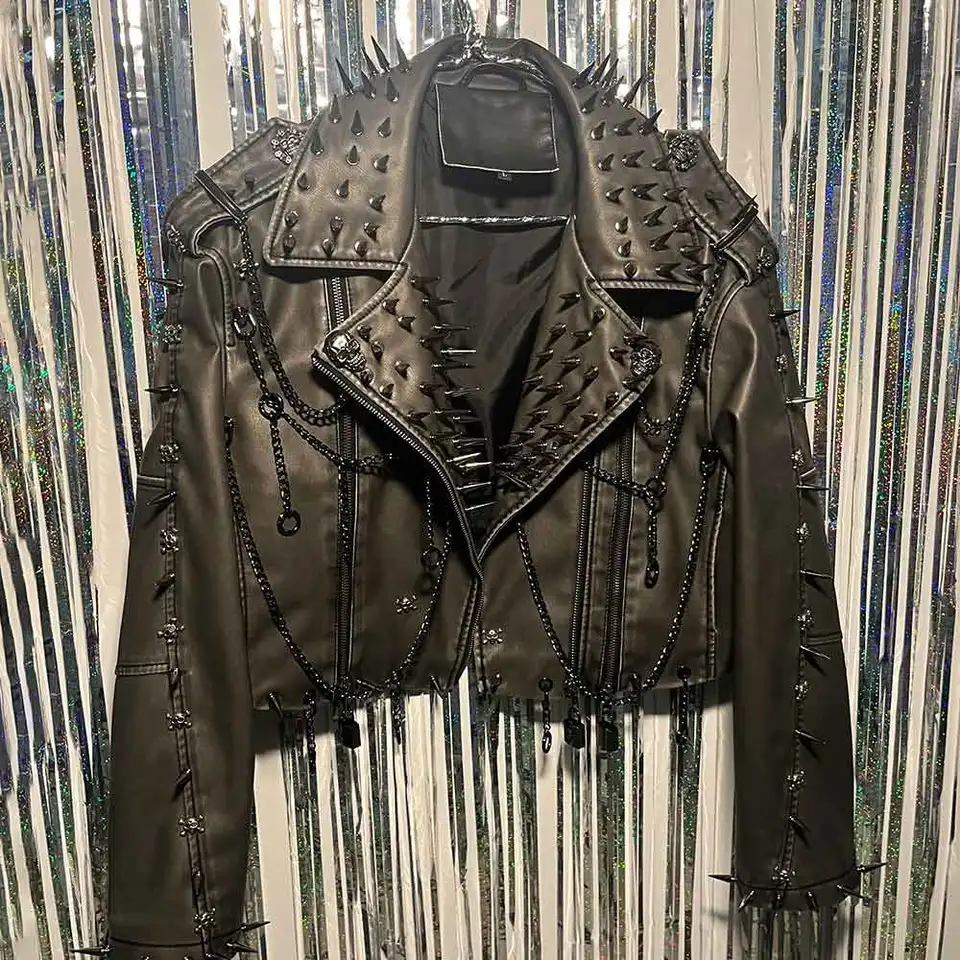 ジャケット・アウター 00's gimmick leather jacket grunge y2k 00s archive Y2K grunge gimmick jacket - メルカリ