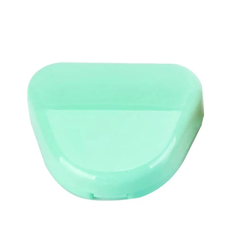 Dental Denture Box Plastic Retainer Case Portable Multiple Colors Braces Orthodontic Case False Denture Boxes Old People