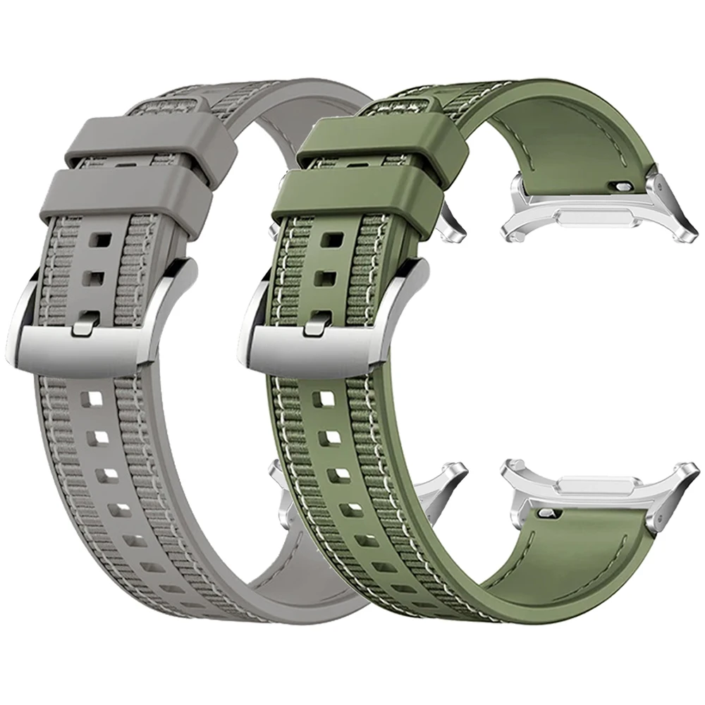 Composite Sports Nylon Watch Strap For Samsung Galaxy Watch Ultra Band For Galaxy Watch 7 Ultra 47mm Bracelet Belt Accessorie