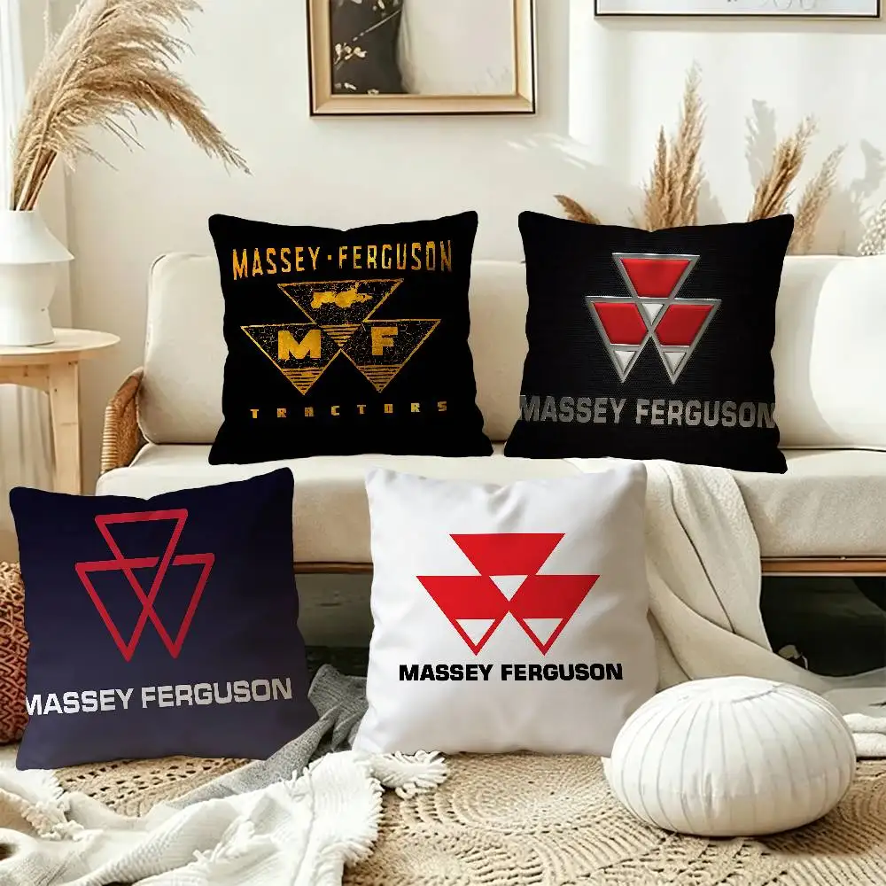 Masseys F-Fergusons Tractor Cushion Cover Pillowcase Upholstery Sofa Throw Pillow Home Decor Pillowcas