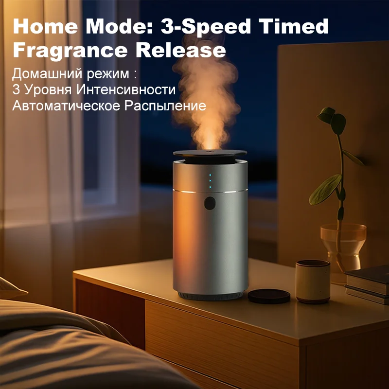 Picture 3: Professional Essential Oil Aroma Diffuser Smart Timer Quiet Fast Deodorization AI Auto Sensing 80m³ Coverage for Home Car​