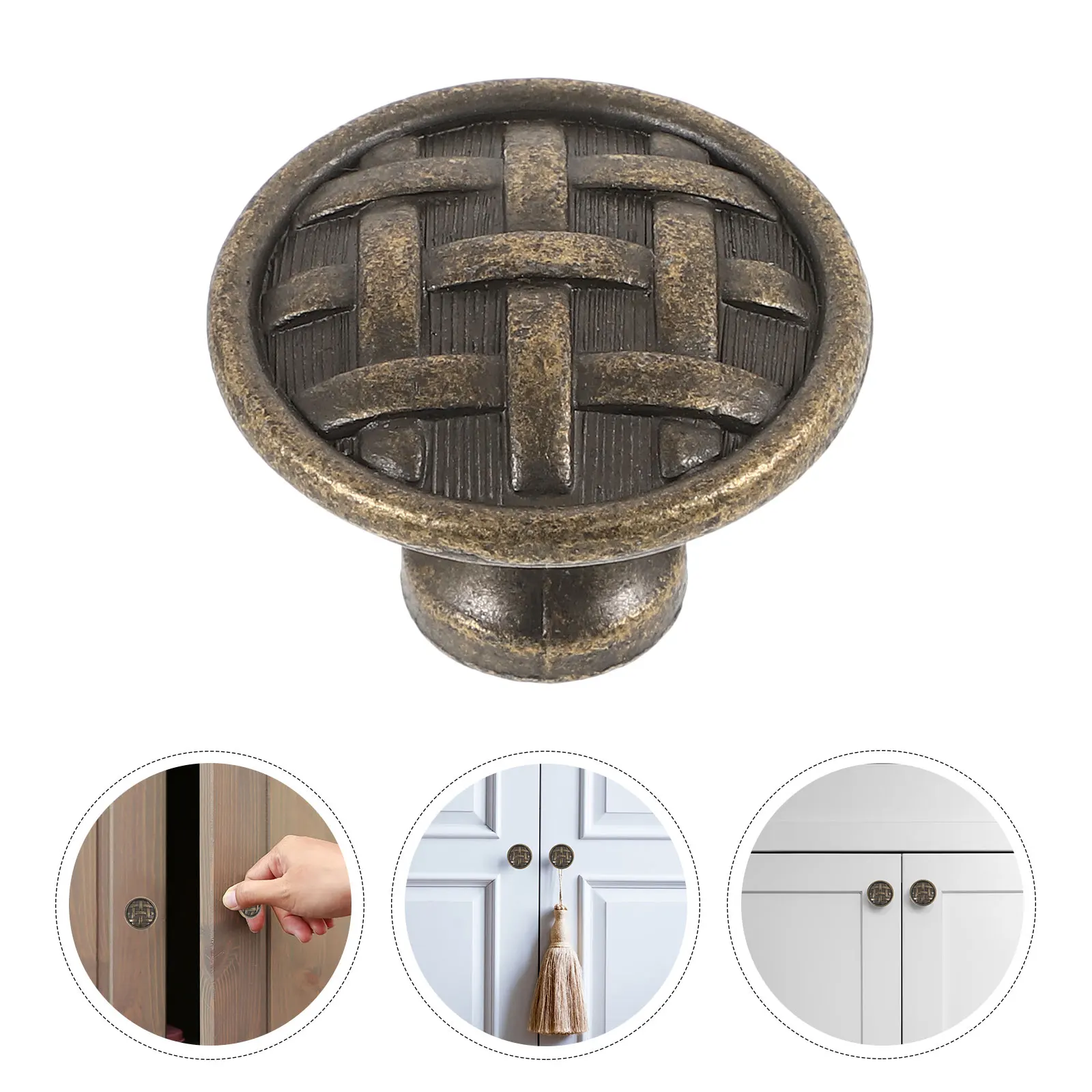 

4pcs Bronze Cabinet H les Dresser Pulls Lightweight Cupboard Drawer Knobs Wardrobe H Small Door Knobs