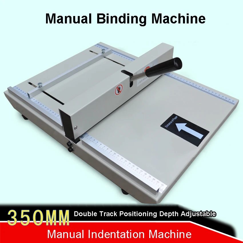 A3 / A4 format cover indentation machine indentation width 35CM paper folding machine cover folding Manual Binding Machine