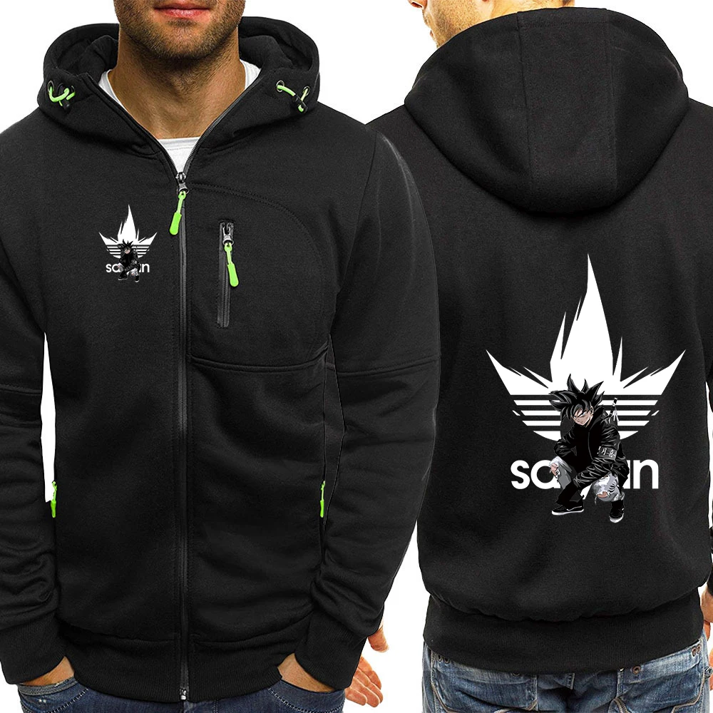 Sudadera con Capucha Goku para Hombre 2026, Chaqueta con Capucha para Primavera y Otoño, Estampado con el Logotipo de Dragon Ball, Tela Premium, Sudadera con Capucha Más Vendida, Agradable al Tacto