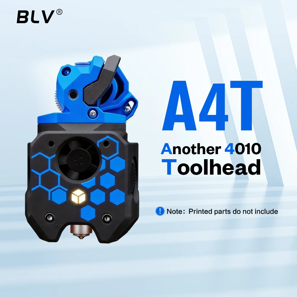 BLV® A4T Another 4010 Toolhead for Voron MMU ERCF Box Turtle Xol-Carriage Tradrack MMX Quattro Box EMU 3MS Crossbow Cutter