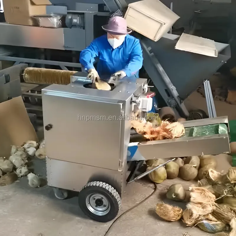 

Manufactory Direct Coconut Husk Chips Buyers Sri Lanka Widely-Used Fresh Coconut Peeling Machine Coconut Husk Shredder Machine