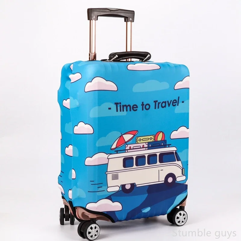 

Elastic Durable Luggage Cover Protective Anti-Scratch Dustproof Suitcase Sleeve Essential Travel Accessory All Journeys