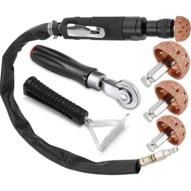 

Низкоскоростной пневматический шлифовальный станок для шин 2500 об/мин, полировальный круг 55 мм, 42 мм, 38 мм, набор для ремонта шин с роликом для заплаток и скребком для внутренней оболочки