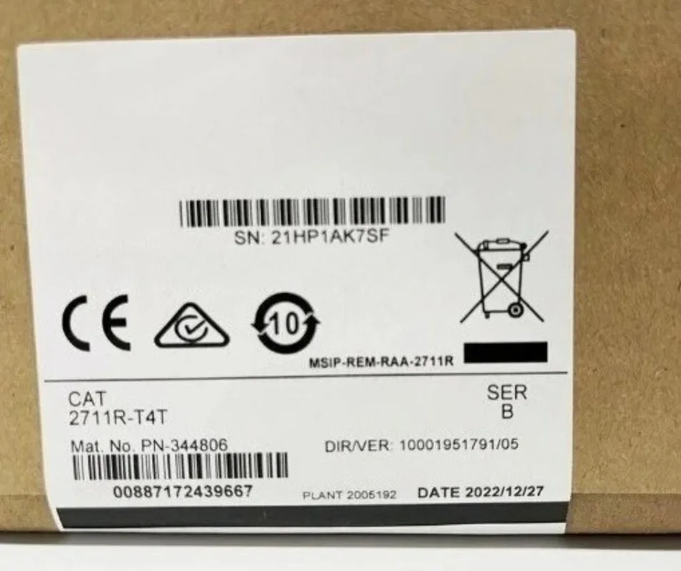 Brand New 1Pcs 2711R-T4T 2711RT4T 4 Inch Terminals Expedited Shipping