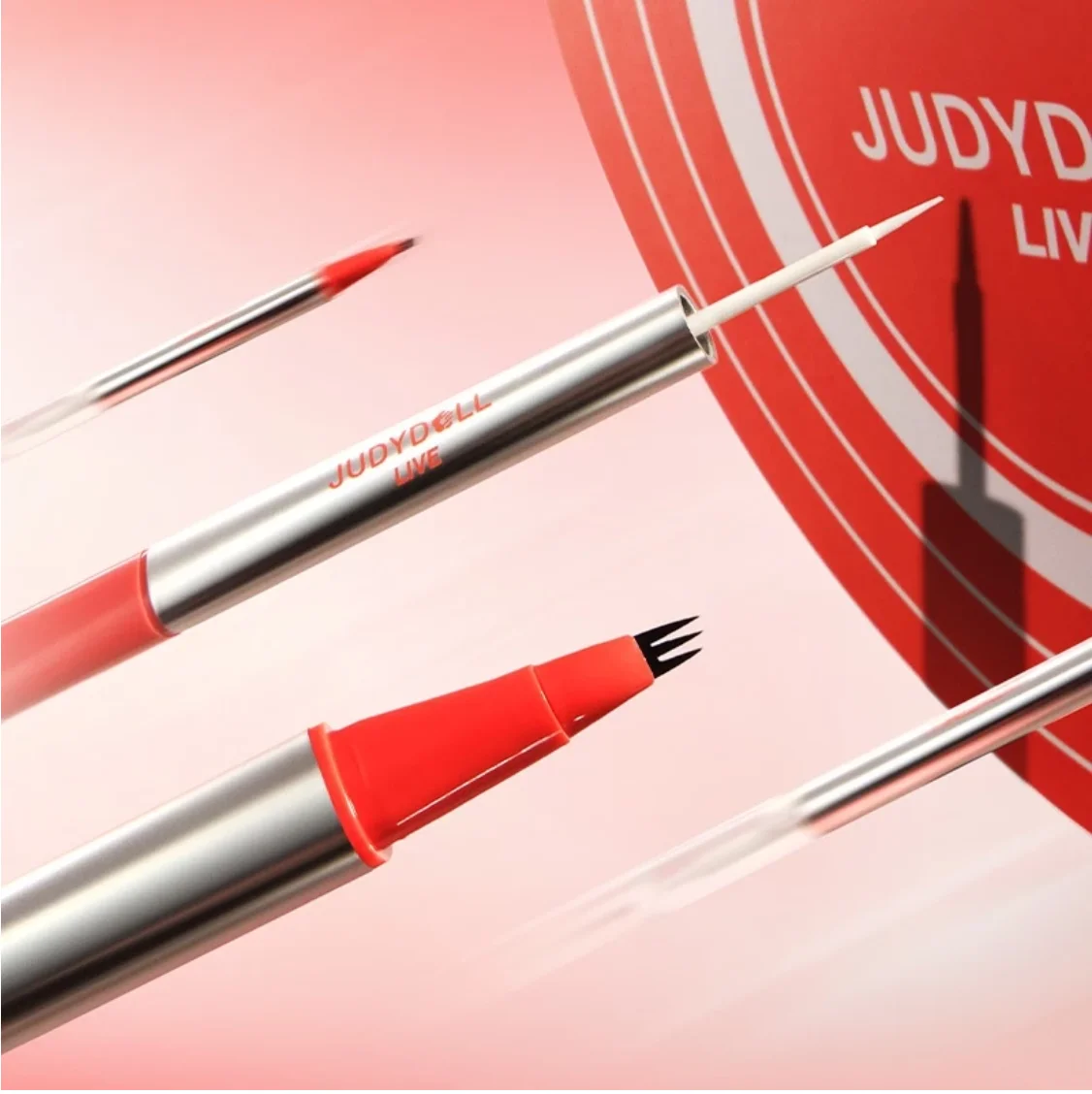 Judydoll Orange Label „Dual-ended Liquid Brow Pen“ Augenbrauen-Flüssigkeitsstift, wasserfeste und schweißfeste Kosmetik, Original-Make-up