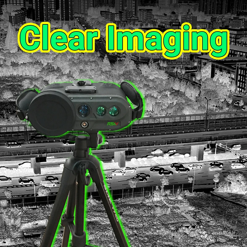 منظار متقدم متكامل متعدد الوظائف مع بوصلة إلكترونية لتحديد المواقع للتصوير الحراري بالليزر #6