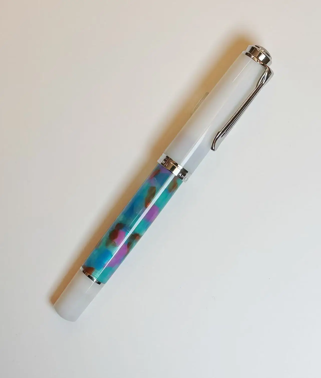 ADMOK M400  Fountain Pen Soft Piston  Smooth Inking Applicable For Pelikan Acrylic M400/J400 Students Writing Gift Pen