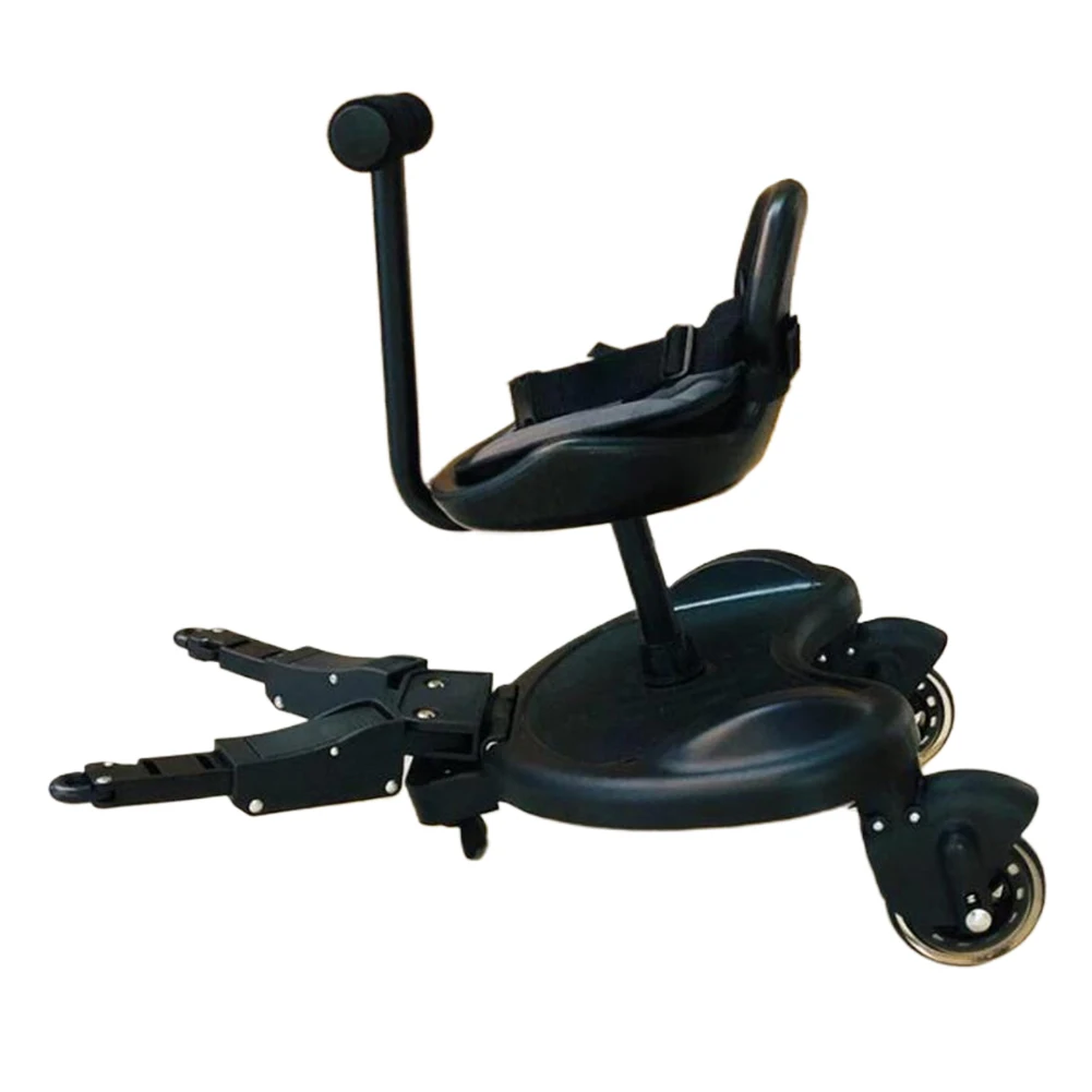 

Baby Strollers Pedal Adapter Kid Standing Plate with Seat Baby Prams Auxiliary Trailer Footrest Pushchair Step Board Accessories